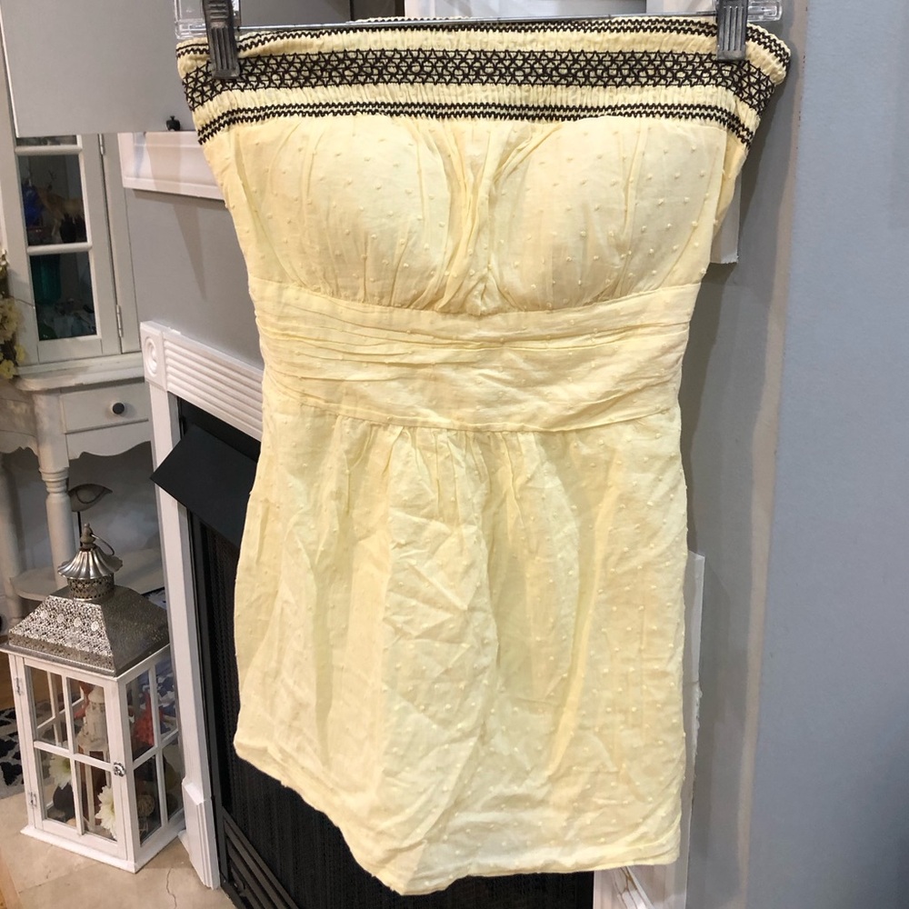 Vintage Y2K Strapless Polka Dot Boho Tube Top